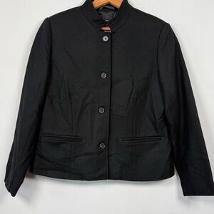 Mark Reed Vintage 100% Wool EWomen's Button Blazer, Size 8P